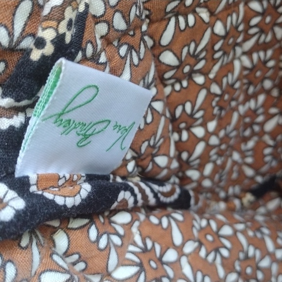 Women's Vera Bradley messenger bag black tan paisley - Picture 4 of 11